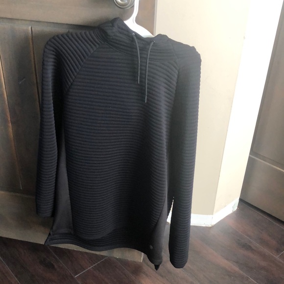 Apana Tops - Adult small, black sweatshirt.